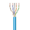 UTP Category 6 Rigid Network Cable Ewent IM1224 Blue 305 m