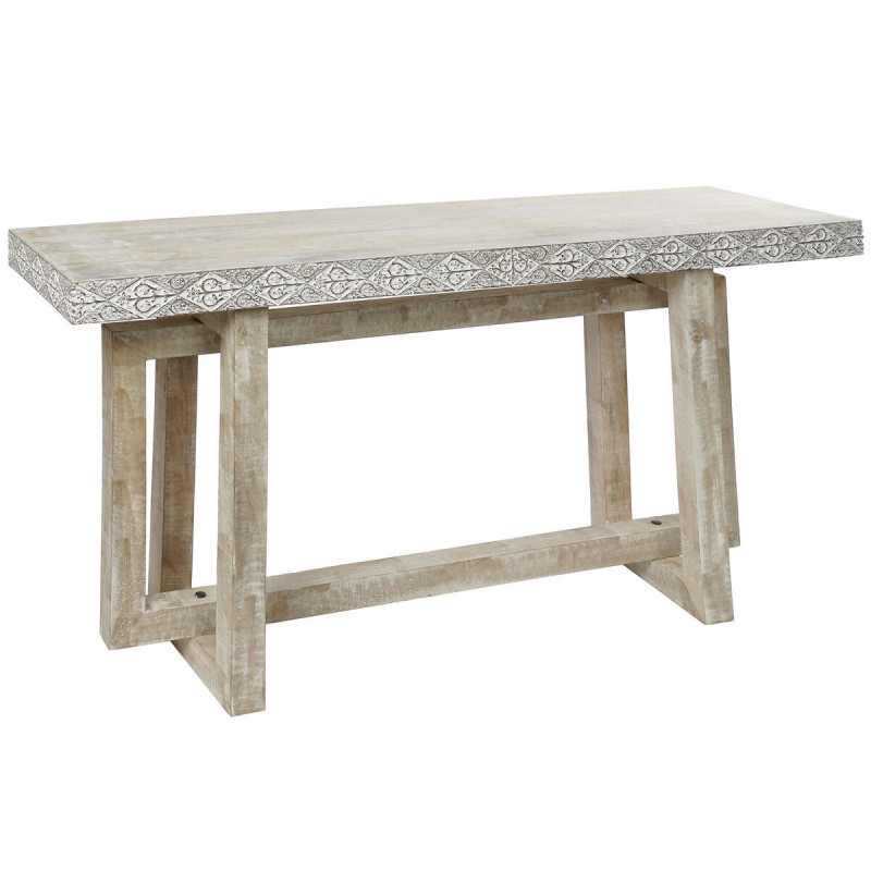 Console Home ESPRIT White Mango wood 140 x 38 x 72 cm