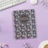 Diary Finocam Ikon 2023-2024 Flowers 15,5 x 21,2 cm Multicolour