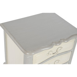 Nightstand Home ESPRIT Grey Mango wood 55 x 45 x 60 cm