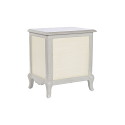 Nightstand Home ESPRIT Grey Mango wood 55 x 45 x 60 cm