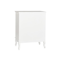 Chest of drawers Home ESPRIT White Beige Wood MDF Wood Romantic 80 x 42 x 105 cm