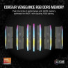 RAM Memory Corsair Vengeance RGB DDR5 64 GB CL40