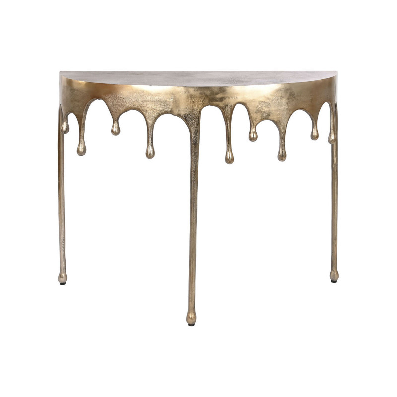 Console Home ESPRIT Golden Aluminium 90 x 34 x 75 cm