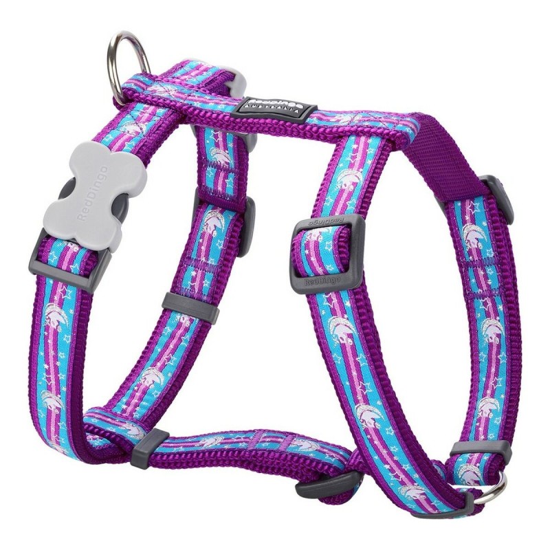 Dog Harness Red Dingo Style Unicorn 25-39 cm