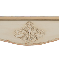 Console Cream Natural Fir wood MDF Wood 135 x 43 x 77 cm