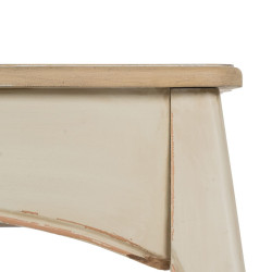 Console Cream Natural Fir wood MDF Wood 135 x 43 x 77 cm