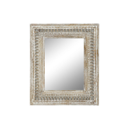 Wall mirror Home ESPRIT White Wood 100 x 5 x 120 cm