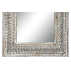 Wall mirror Home ESPRIT White Wood 100 x 5 x 120 cm