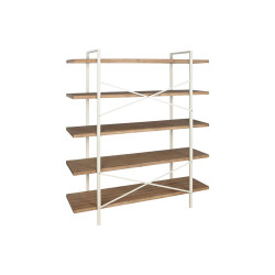 Shelves Home ESPRIT White Metal Fir 150,5 x 44 x 170 cm