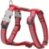 Dog Harness Red Dingo Union Jack 25-39 cm Red