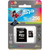 Micro SD Memory Card with Adaptor Silicon Power SP256GBSTXBU1V10SP 256 GB