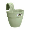 Plant pot Elho Vibia Campana 24,1 x 20,5 x 26,5 cm Pistachio Green