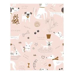 Top sheet Panzup Dog 4 210 x 270 cm (Double)