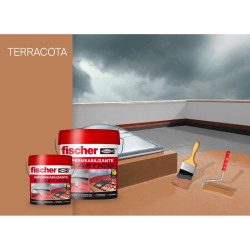 Sealer/Adhesive Fischer Ms Brown Terracotta colour 1 kg