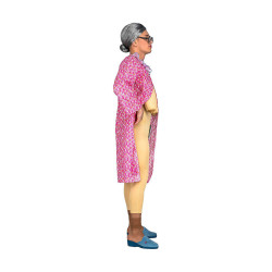 Costume for Adults My Other Me Striper Grandmother M/L (2 Pieces)