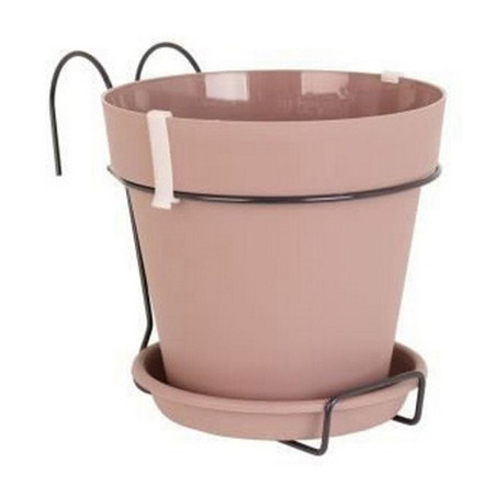 Plant pot for Railings Artevasi Capri Taupe 20 x 20 x 18,9 cm