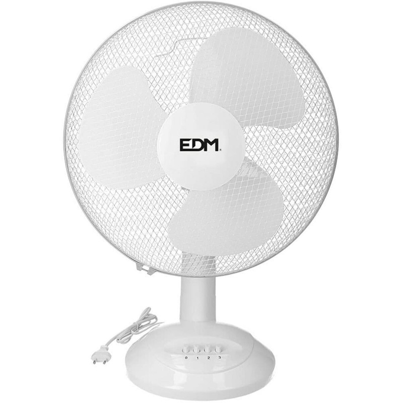 Table Fan EDM Ø 40 x 61 cm White 45 W