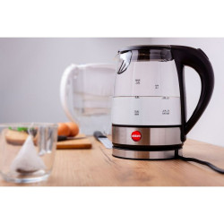 Kettle Eldom C410 LITEA Black Glass 1500 W 1,2 L