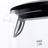 Kettle Eldom C410 LITEA Black Glass 1500 W 1,2 L