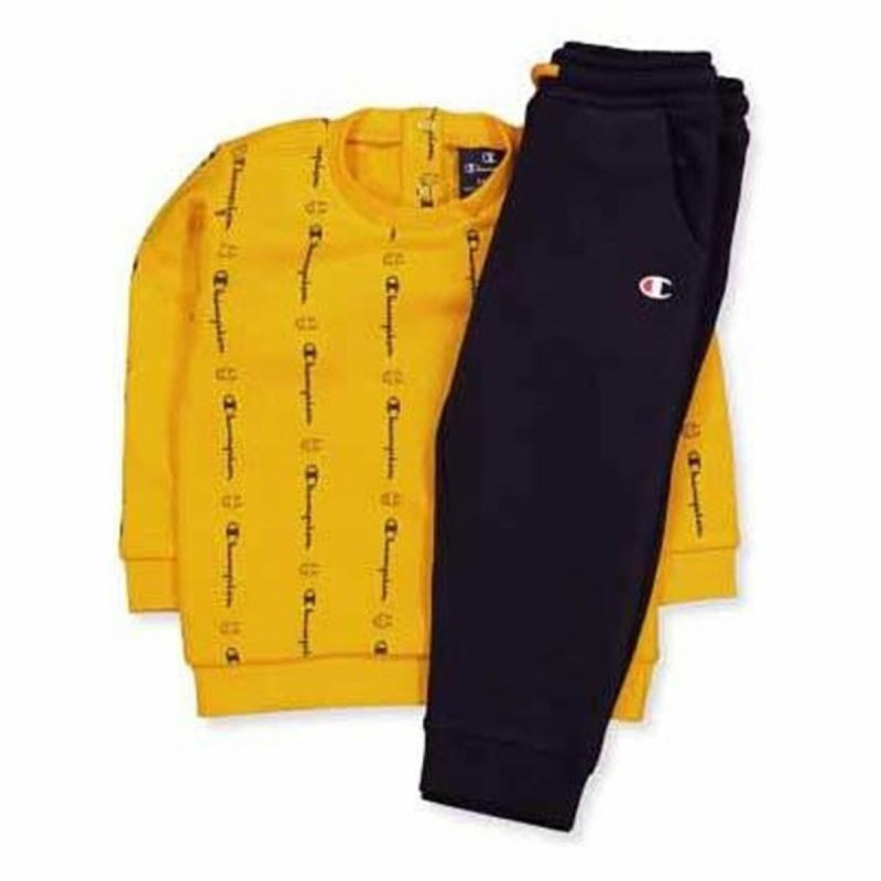 Children’s Tracksuit Champion Logos Yellow