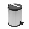 Waste bin Confortime Silver Metal 4 Units 3 L 17 x 25 cm (17 x 17 x 25 cm)