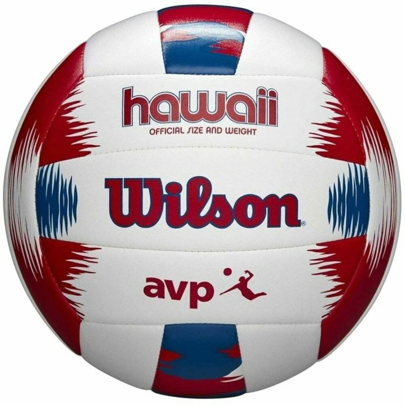 Volleyball Ball Frisbee Hawaii Wilson WTH80219KIT White Multicolour Natural rubber (One size)