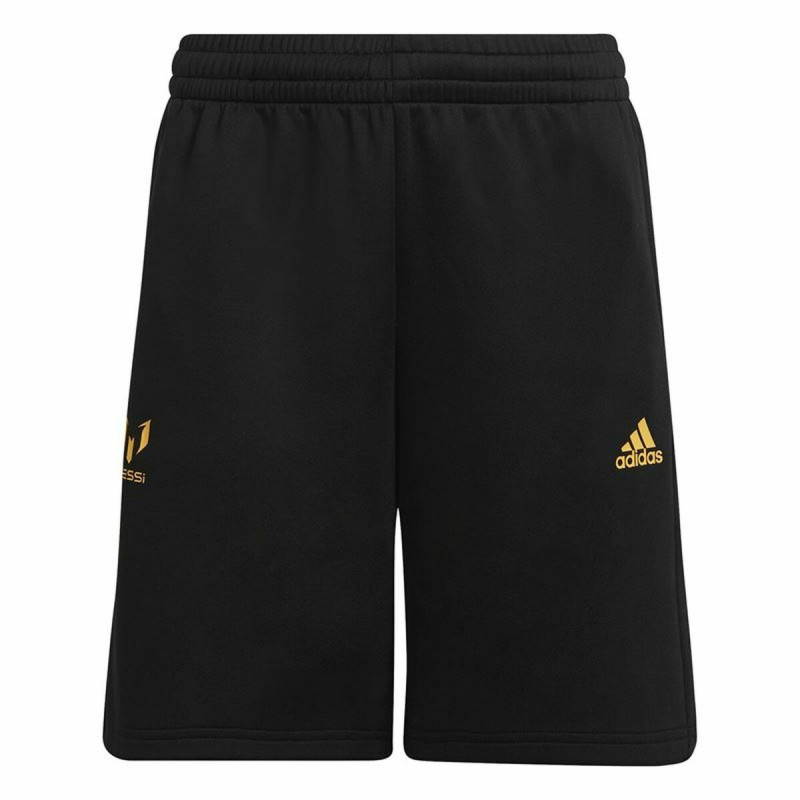 Children's Tracksuit Bottoms Adidas Messi Black