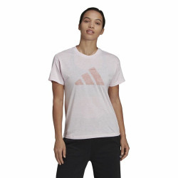 Women’s Short Sleeve T-Shirt Adidas Future Icons Winners 3.0 Pink