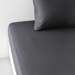 Fitted sheet TODAY 90 x 190 cm Black Anthracite