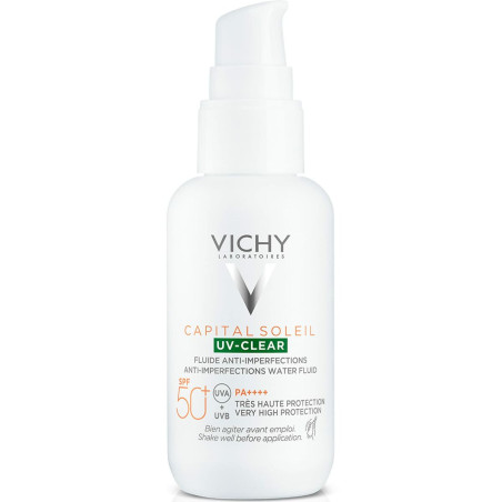 Sun Screen Lotion Vichy Capital Soleil Uv Clear Anti-imperfections Spf 50 (40 ml)