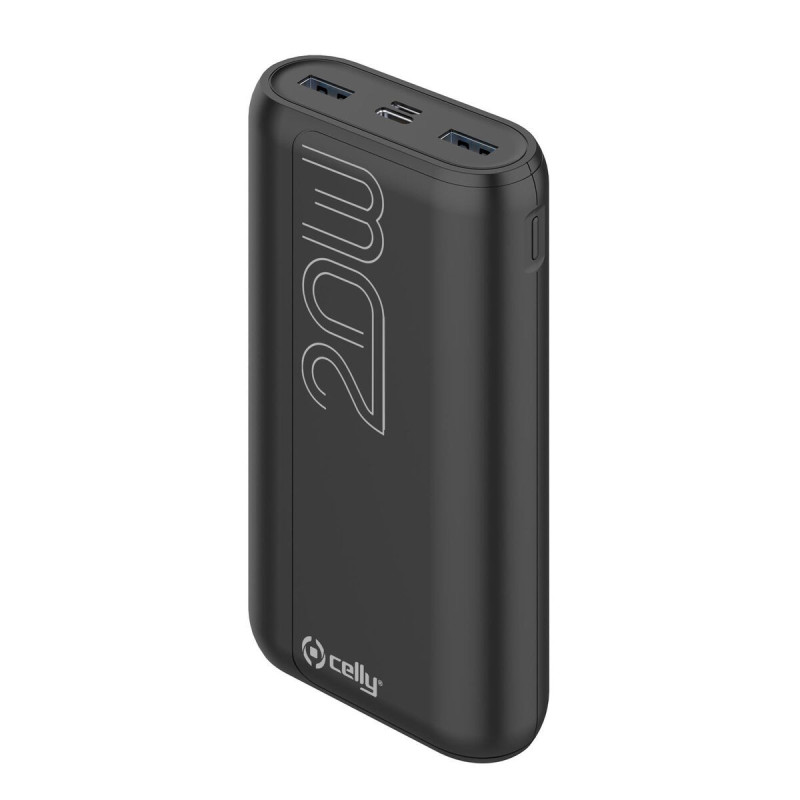 Power Bank Celly 20000 mAh Black