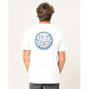 Men’s Short Sleeve T-Shirt Rip Curl Wetty Party White