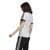 Women’s Short Sleeve T-Shirt Adidas 3 stripes White (36)