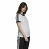 Women’s Short Sleeve T-Shirt Adidas 3 stripes White (36)