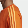 Men’s Short Sleeve T-Shirt Adidas 3 Stripes Orange