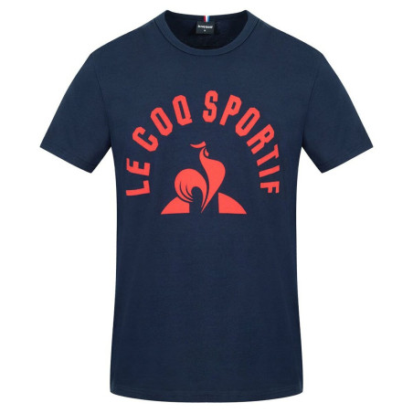 Men’s Short Sleeve T-Shirt BAT TEE SS N12 Le coq sportif 2220666 Navy Blue