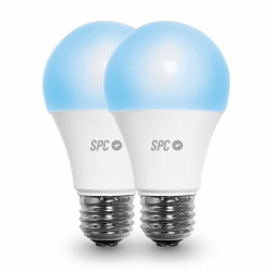 Smart Light bulb SPC Aura 1050 Wifi 10 W E27 75 W 2700K - 6500K (2 uds)