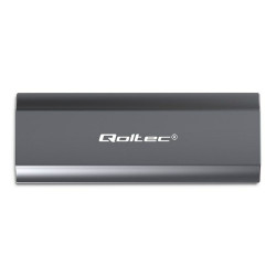 Hard drive case Qoltec 52271 Grey