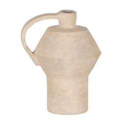 Vase Light grey Ceramic 18 x 15 x 23 cm