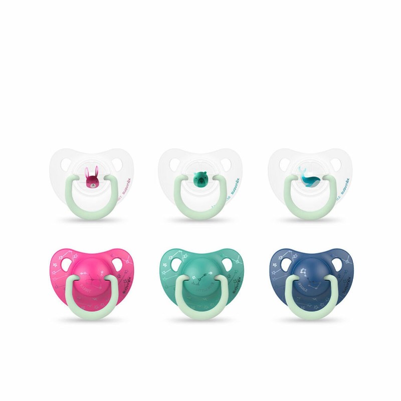 Pacifier Suavinex Night & Day M Multicolour (2 Units)