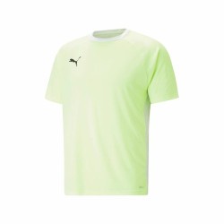 Men’s Short Sleeve T-Shirt TEAM LIGA  Puma 931832 01 Padel Yellow