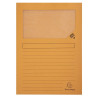 Subfolder Exacompta Forever Transparent window Orange A4 100 Pieces