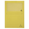 Subfolder Exacompta Forever Transparent window Yellow A4 100 Pieces