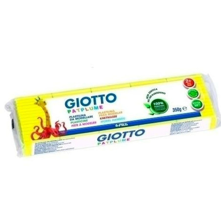 Modelling clay Giotto 12 Units Yellow (15 Pieces)