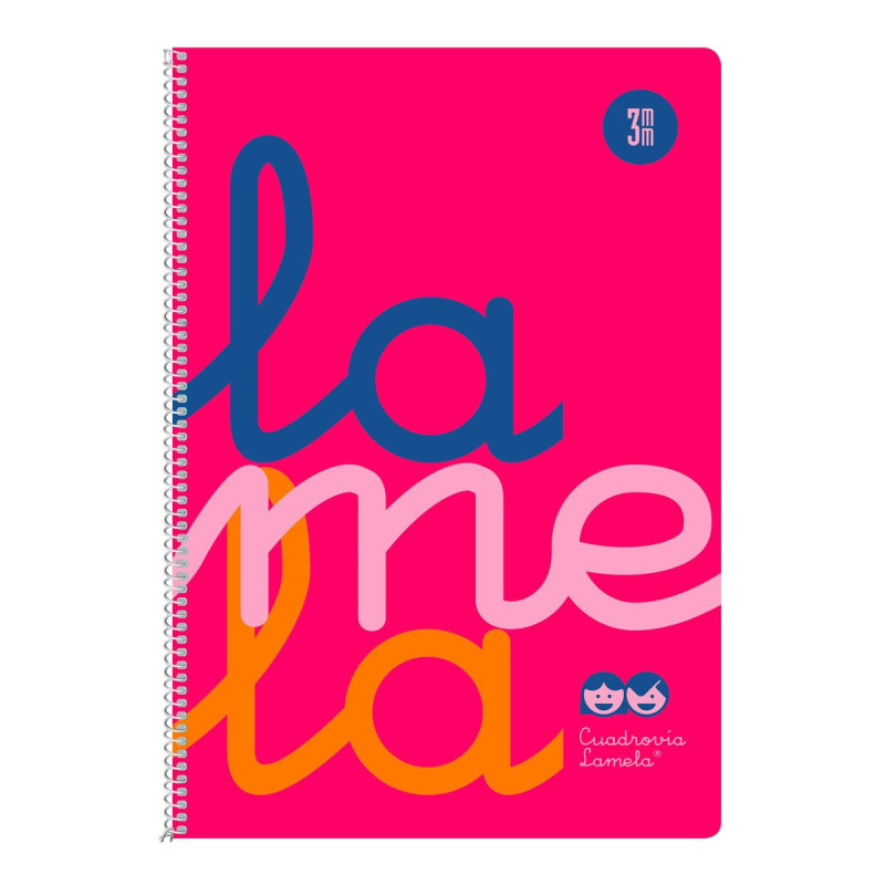 Notebook Lamela Pink Din A4 5 Pieces 80 Sheets