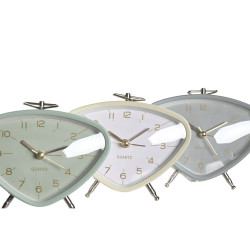 Alarm Clock DKD Home Decor 11,5 x 4 x 10 cm Metal PVC Vintage (3 Pieces)