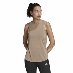 Women's Sleeveless T-shirt Adidas Studio Summer White