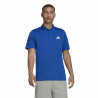 Men’s Short Sleeve Polo Shirt Adidas Aeroready Blue