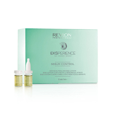 Sebum-Regulating Treatment Shampoo Eksperience Revlon (12 pcs)